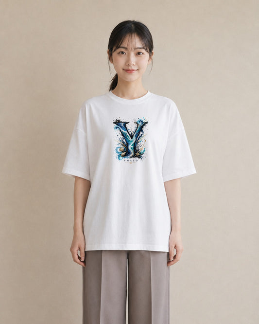 海のささやき｜水彩 半袖Tシャツ レディース（スタンダードプリント 15×20cm）