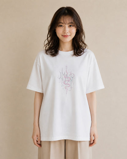 紅のあそび｜水彩 半袖Tシャツ レディース（スタンダードプリント 15×20cm）
