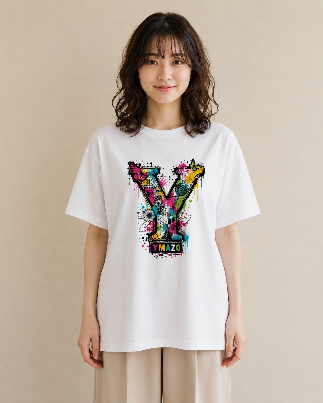 若葉のいぶき｜水彩 半袖Tシャツ レディース