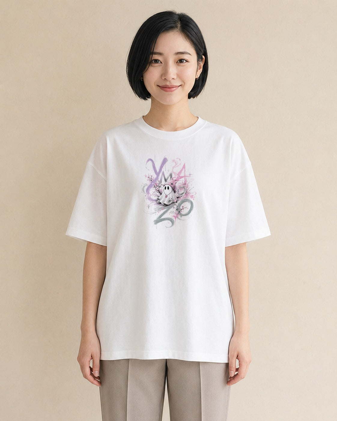 街のいろは｜水彩 半袖Tシャツ レディース（スタンダードプリント 15×20cm）