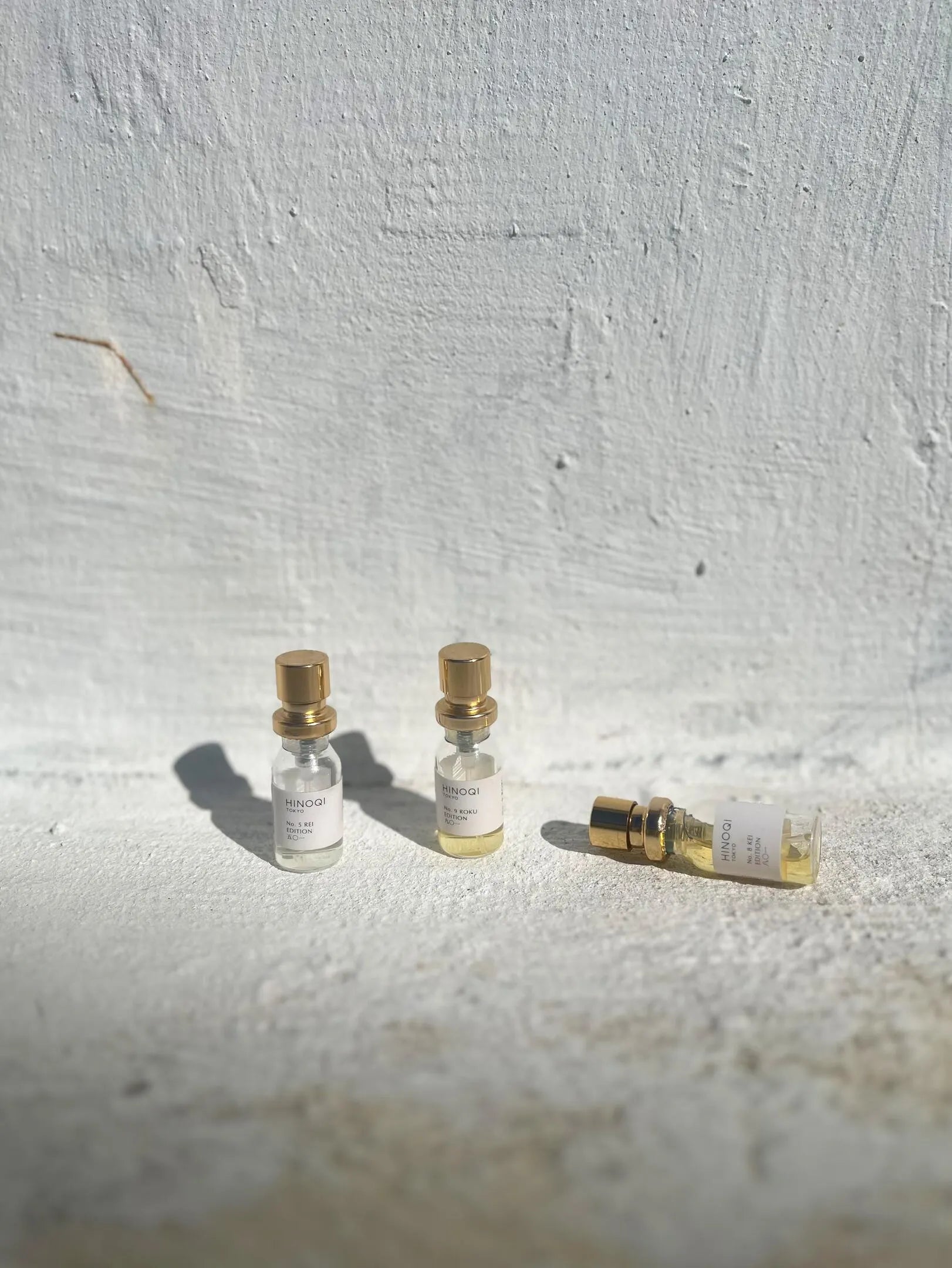 HINOQI ナチュラル・パフューム　１００％天然原料使用した淑やかで優雅な香り ディスカバリー・セット 桐箱入（３種）