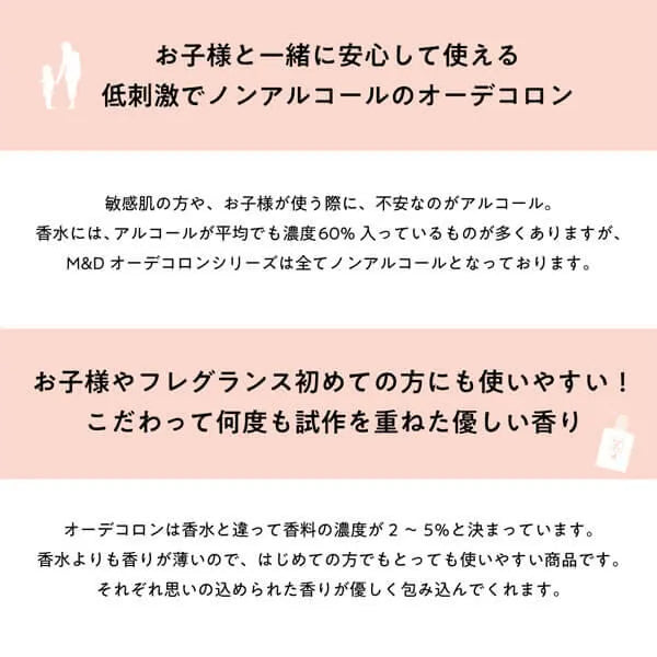 M&D オーデコロン ナチュラルリンク 30mlSP