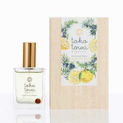 ＜テスター＞オーガニック香水 25ml ピュアトリートメントパフューム　※テスターのみの注文は不可 イエロー ～日本の柚子とジュニパーの香り～