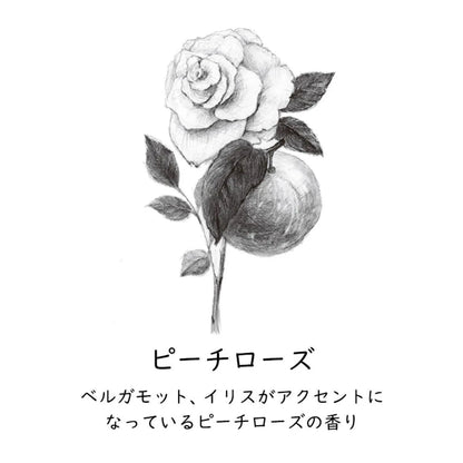 オードパルファン＜ジェル香水＞ - アルコールフリーのスティックタイプ ピーチローズ