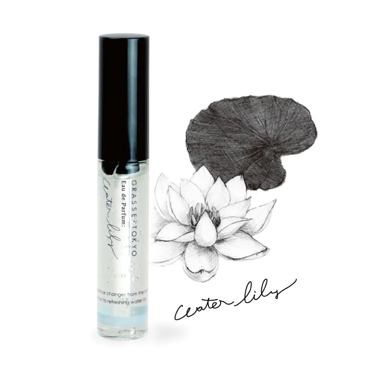 オードパルファン＜ジェル香水＞ - アルコールフリーのスティックタイプ ウォーターリリー
