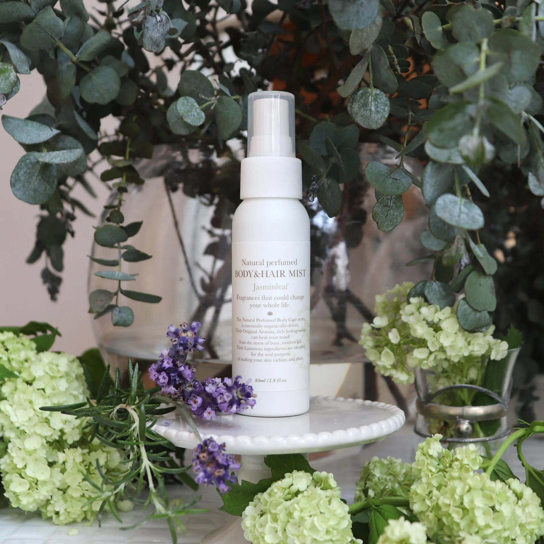 【香りのエチケット】 ボディ＆ヘアミスト 80ml ジャスミンリーフ
