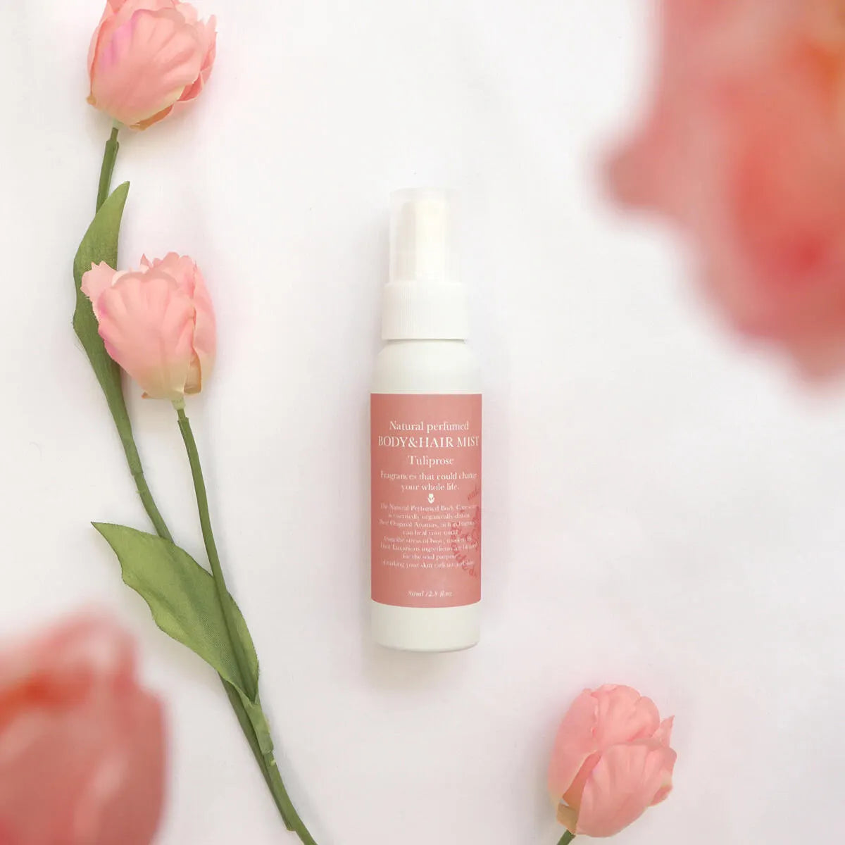 【香りのエチケット】 ボディ＆ヘアミスト 80ml チューリップローズ