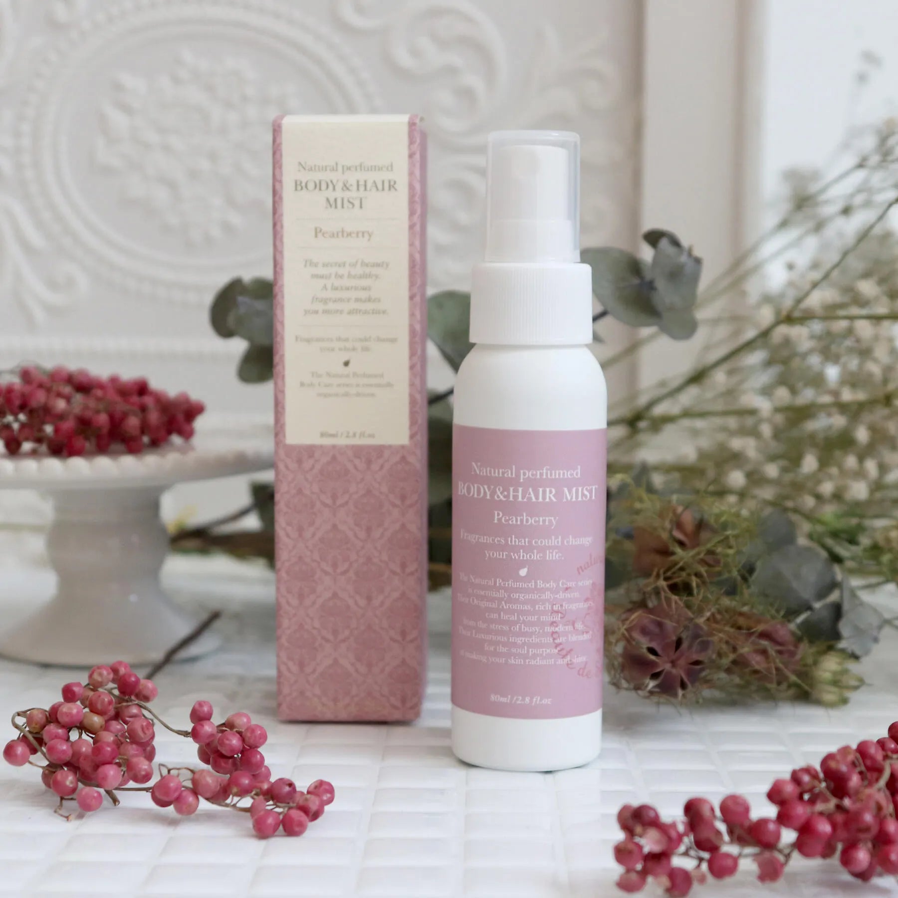 【香りのエチケット】 ボディ＆ヘアミスト 80ml ペアベリー