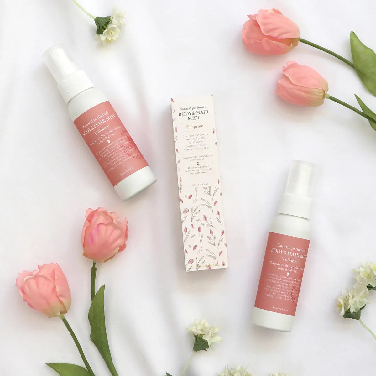 【香りのエチケット】 ボディ＆ヘアミスト 80ml チューリップローズ