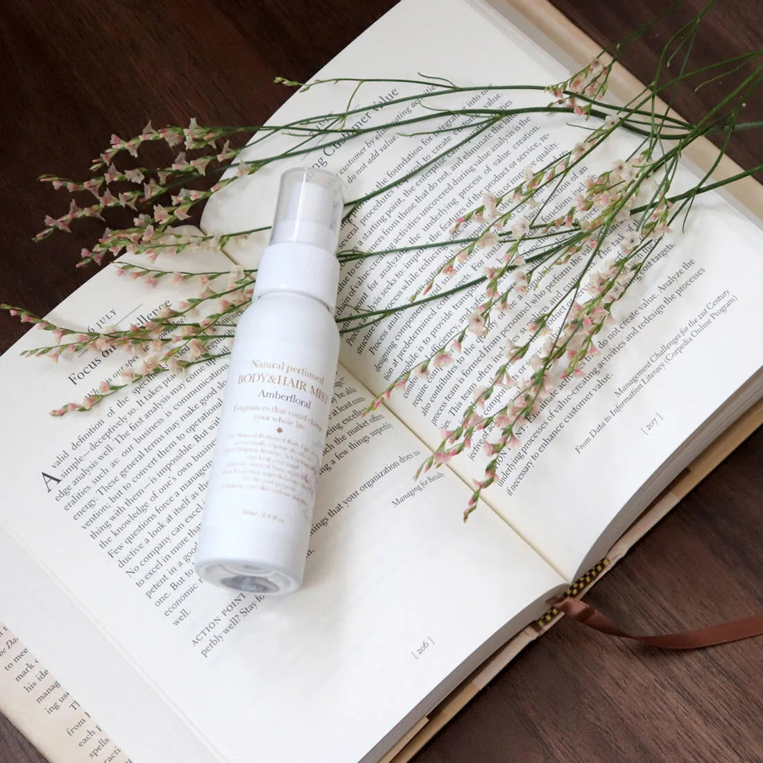 【香りのエチケット】 ボディ＆ヘアミスト 80ml アンバーフローラル