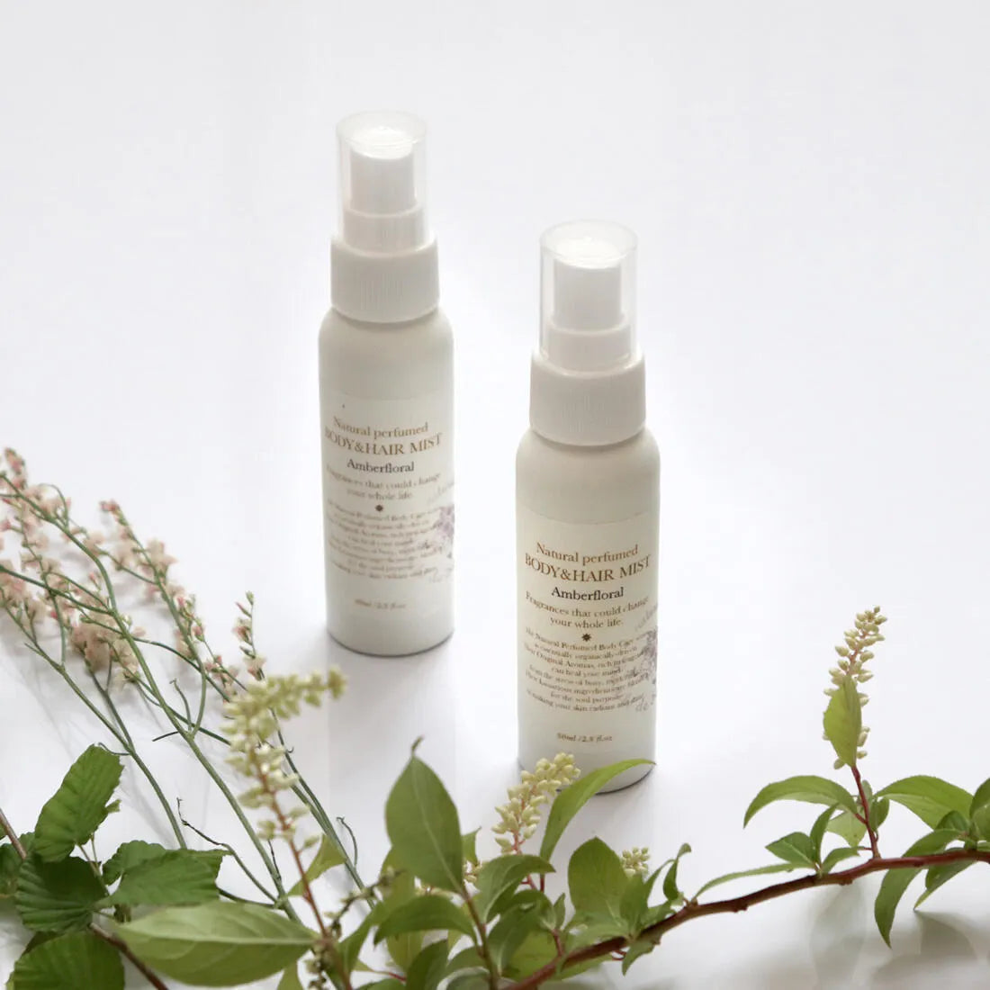 【香りのエチケット】 ボディ＆ヘアミスト 80ml アンバーフローラル
