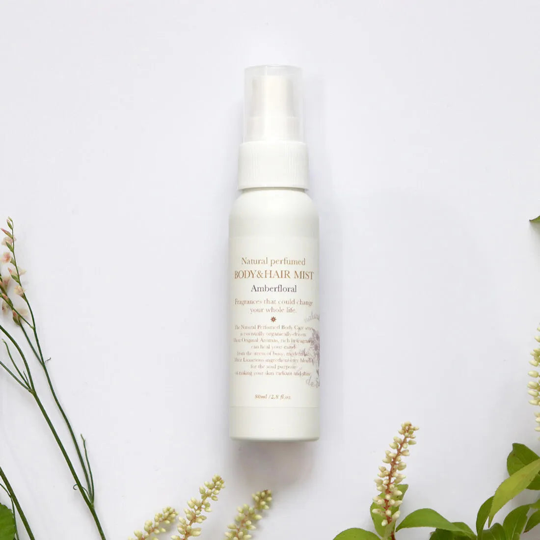 【香りのエチケット】 ボディ＆ヘアミスト 80ml アンバーフローラル