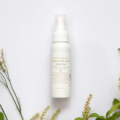 【香りのエチケット】 ボディ＆ヘアミスト 80ml アンバーフローラル