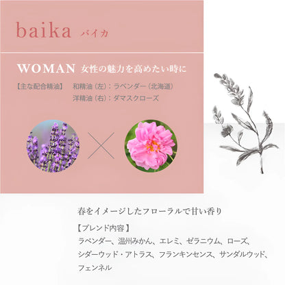 hana to mi　オードトワレ baika（WOMAN）