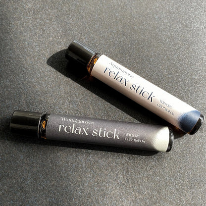 【ロールオン】relax stick/気分をリセットしたいときにおすすめ 【1点】Woodgarden ／ベルガモットヒノキの香り