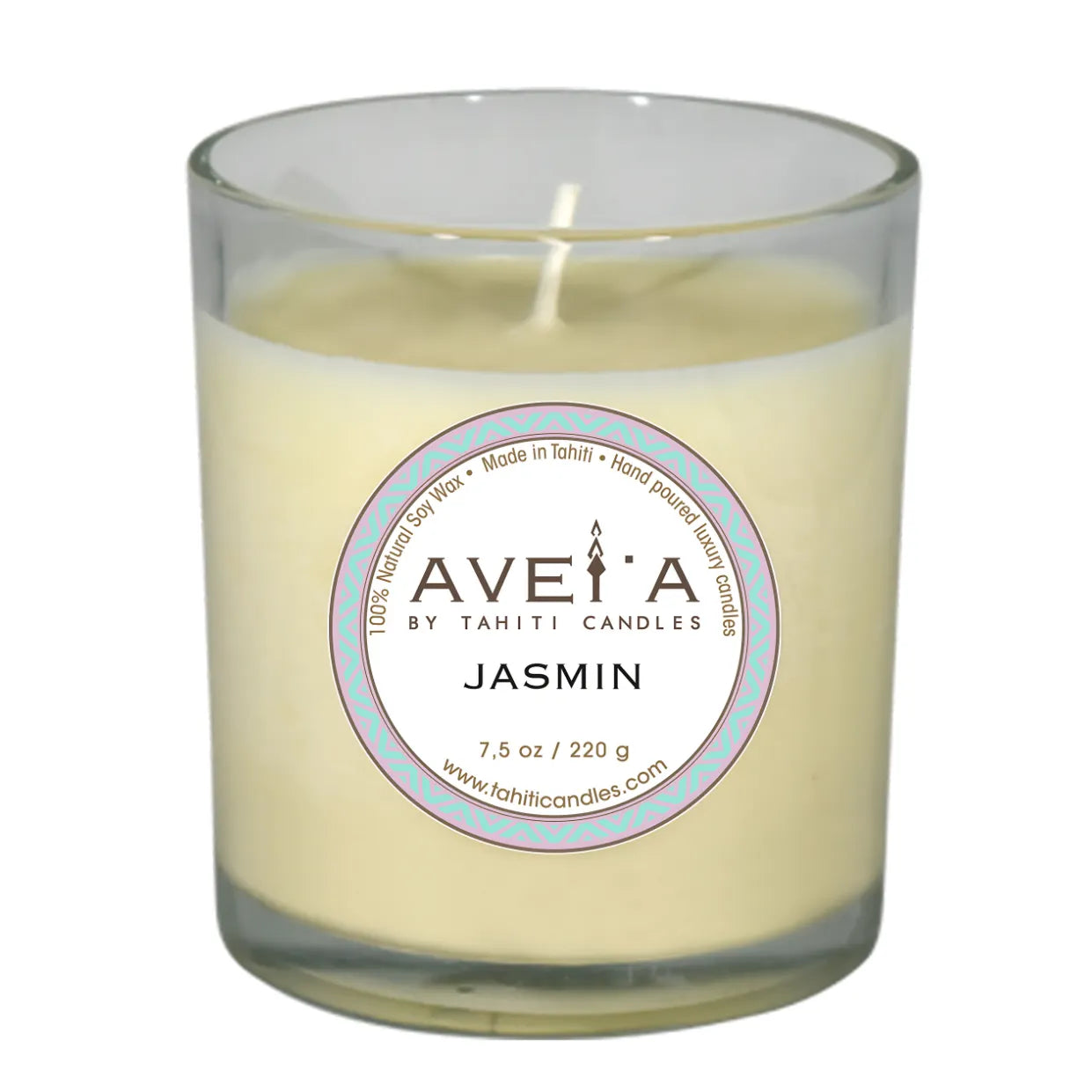 TAHITI CANDLES 220g (タヒチ キャンドルズ) フランス領ポリネシア初のラグジュアリーフレグランス JASMIN (ジャスミン) 1-5個