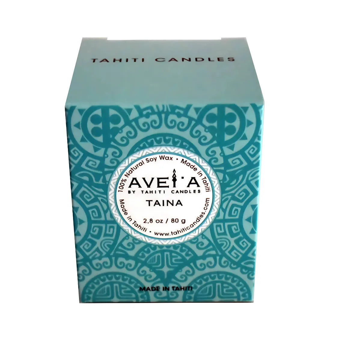 TAHITI CANDLES 80g (タヒチ キャンドルズ) フランス領ポリネシア初のラグジュアリーフレグランス TAINA (タイナ) 1-5個
