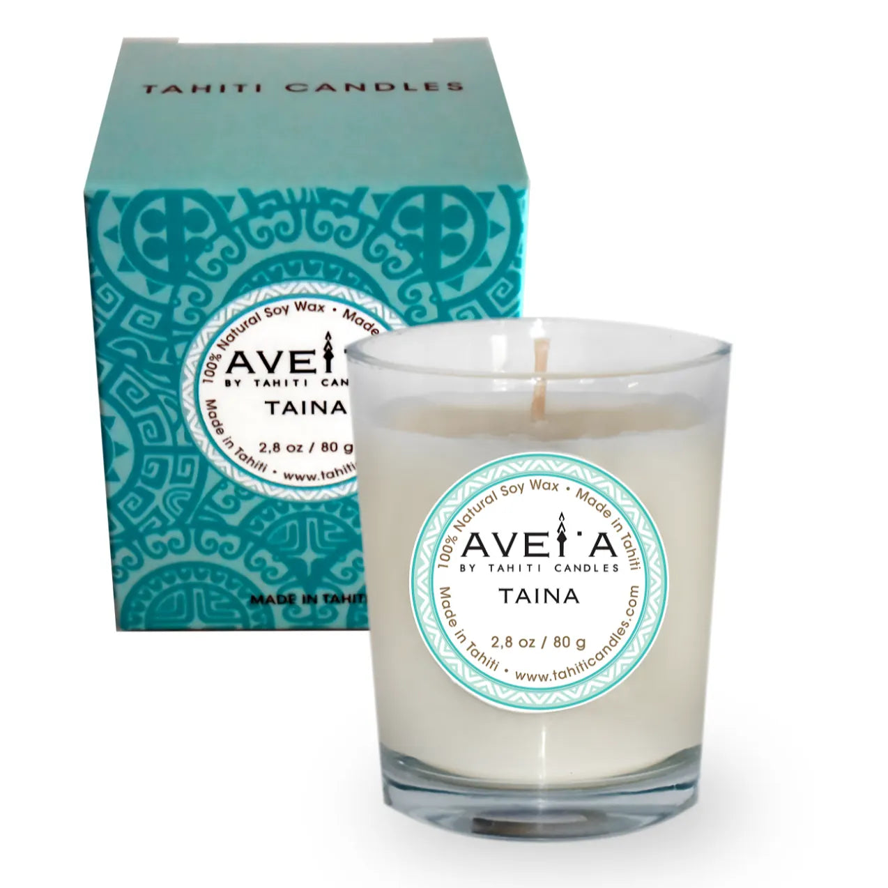 TAHITI CANDLES 80g (タヒチ キャンドルズ) フランス領ポリネシア初のラグジュアリーフレグランス TAINA (タイナ) 6-19個