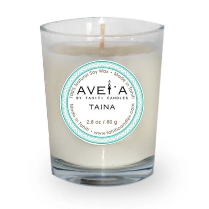 TAHITI CANDLES 80g (タヒチ キャンドルズ) フランス領ポリネシア初のラグジュアリーフレグランス TAINA (タイナ) 1-5個