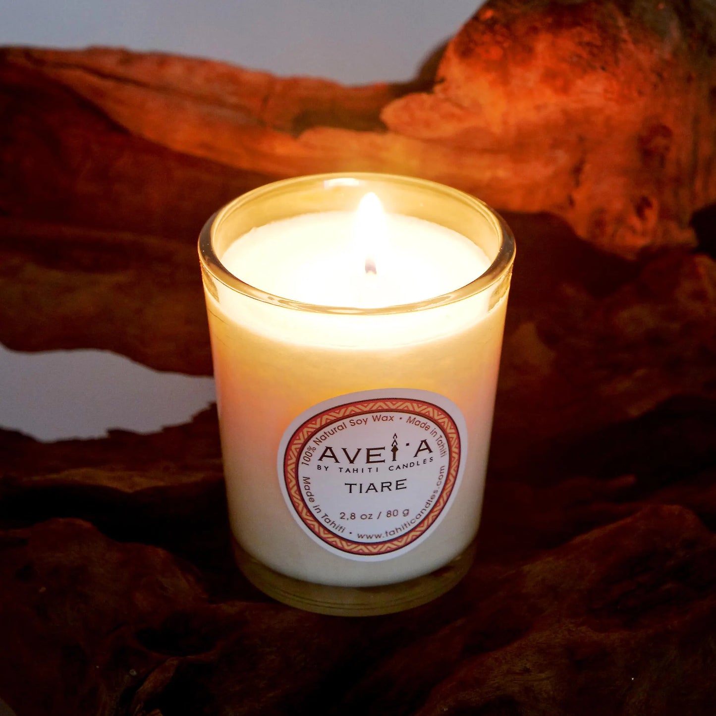 TAHITI CANDLES 220g (タヒチ キャンドルズ) フランス領ポリネシア初のラグジュアリーフレグランス JASMIN (ジャスミン) 6-19個