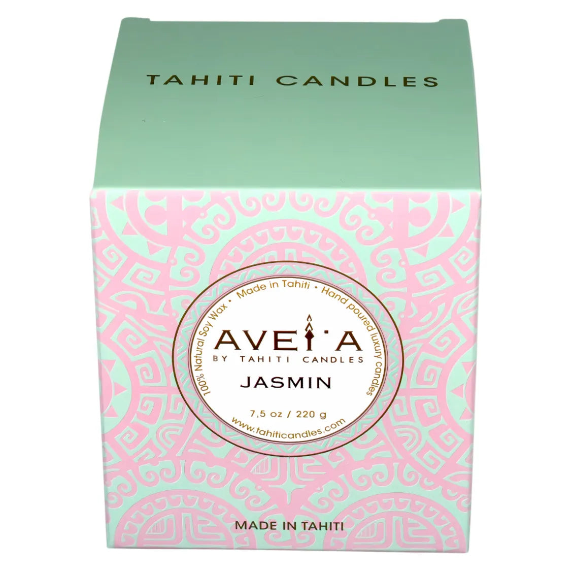 TAHITI CANDLES 220g (タヒチ キャンドルズ) フランス領ポリネシア初のラグジュアリーフレグランス JASMIN (ジャスミン) 20-個