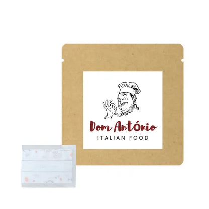 【オリジナルラベル対応】　クラフトアルミ袋／ノベルティーにおすすめアロマシート スウィートオレンジ100点