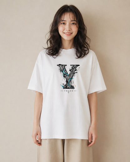蒼天｜水彩 半袖Tシャツ レディース（スタンダードプリント 15×20cm）