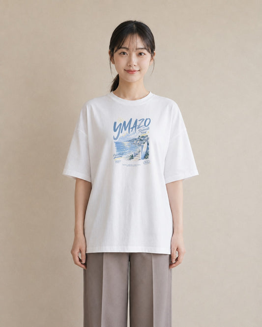 潮の夢｜水彩 半袖Tシャツ レディース（スタンダードプリント 15×20cm）